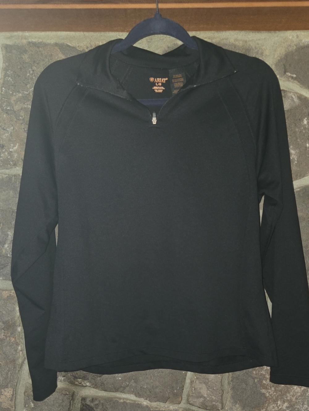 Ariat Black Women's 1/4 Zip Hoodie Pullover